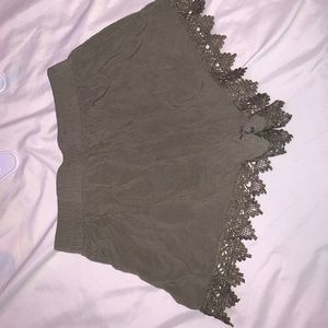 Flowy Form Fitting Drawstring Shorts